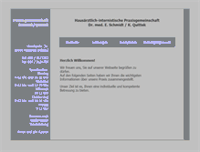 Tablet Screenshot of hausaerzte-allach.de